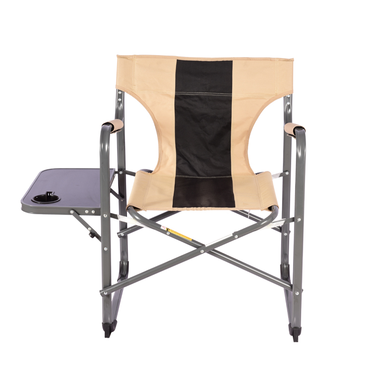 Silla de director al aire libre con mesa