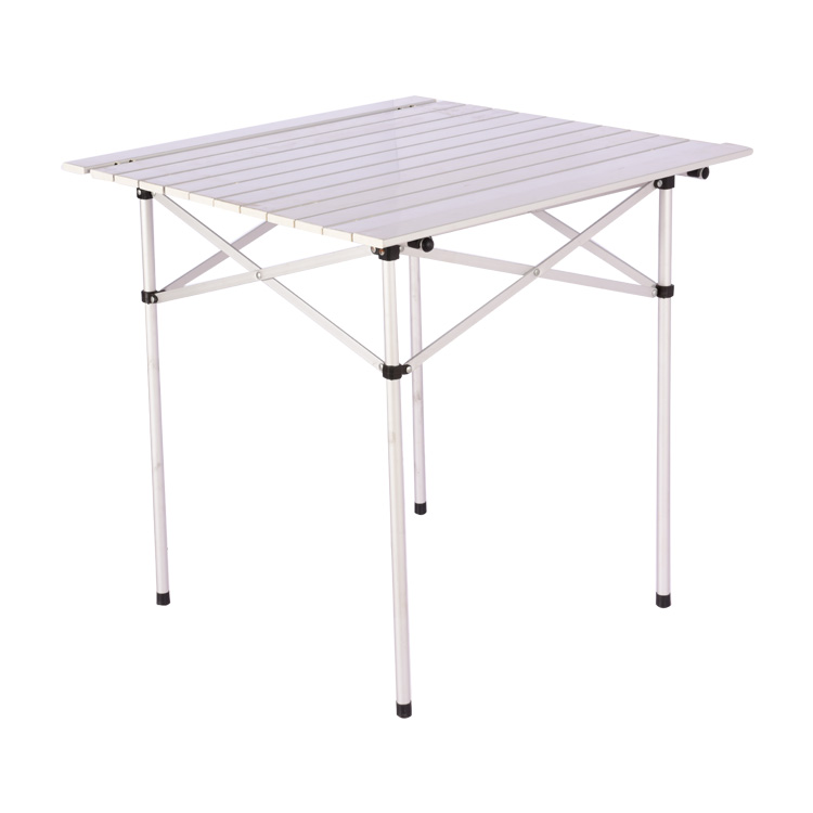 Mesa de camping de aluminio