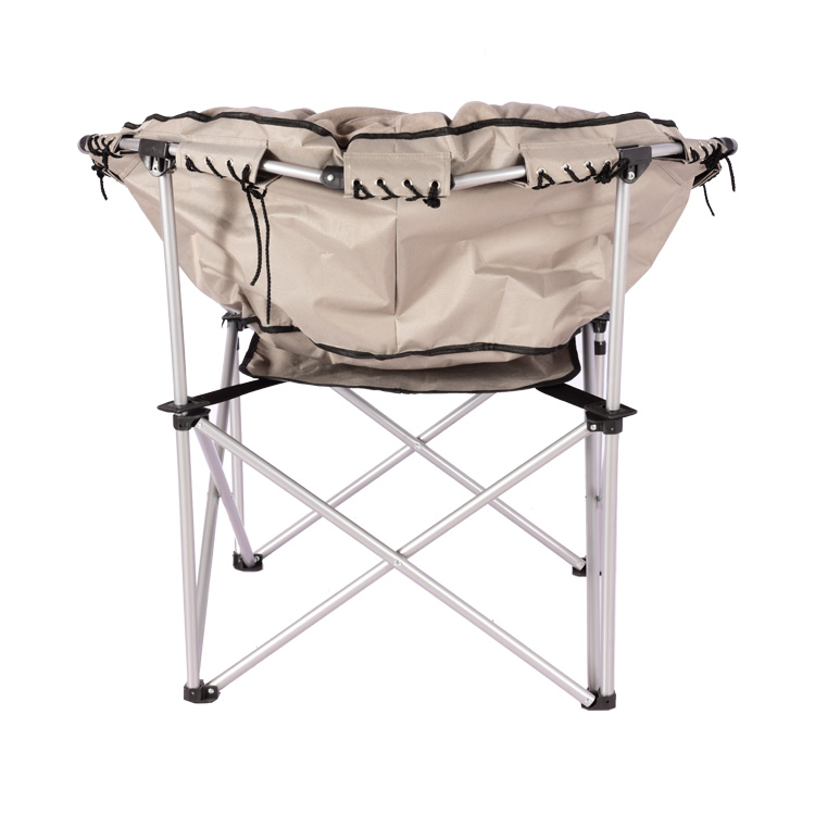 Silla lunar plegable de acero para acampar Silla lunar plegable de acero para acampar