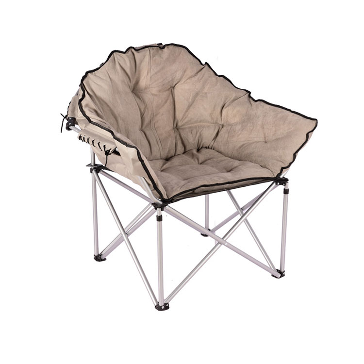Silla lunar plegable de acero para acampar