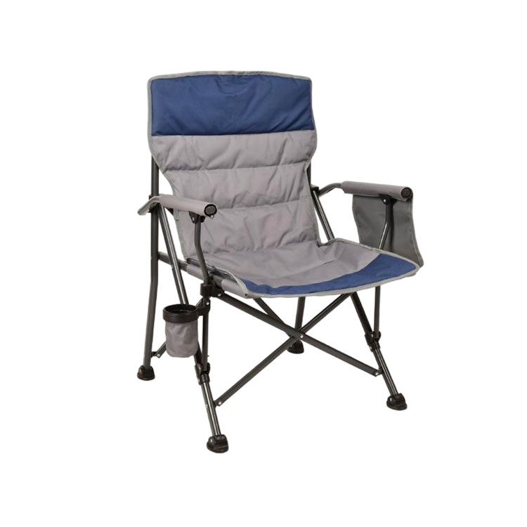 Sillón plegable para exterior con portavasos