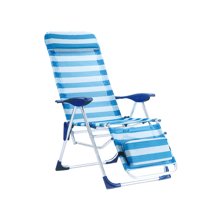 Tumbona de playa de patas altas