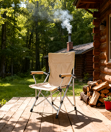 Silla con reposabrazos rígido