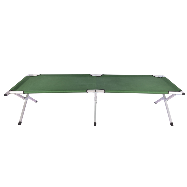 Cama de camping plegable de metal