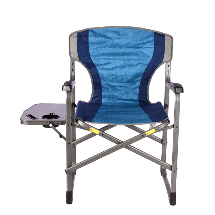 Silla de director al aire libre con mesa