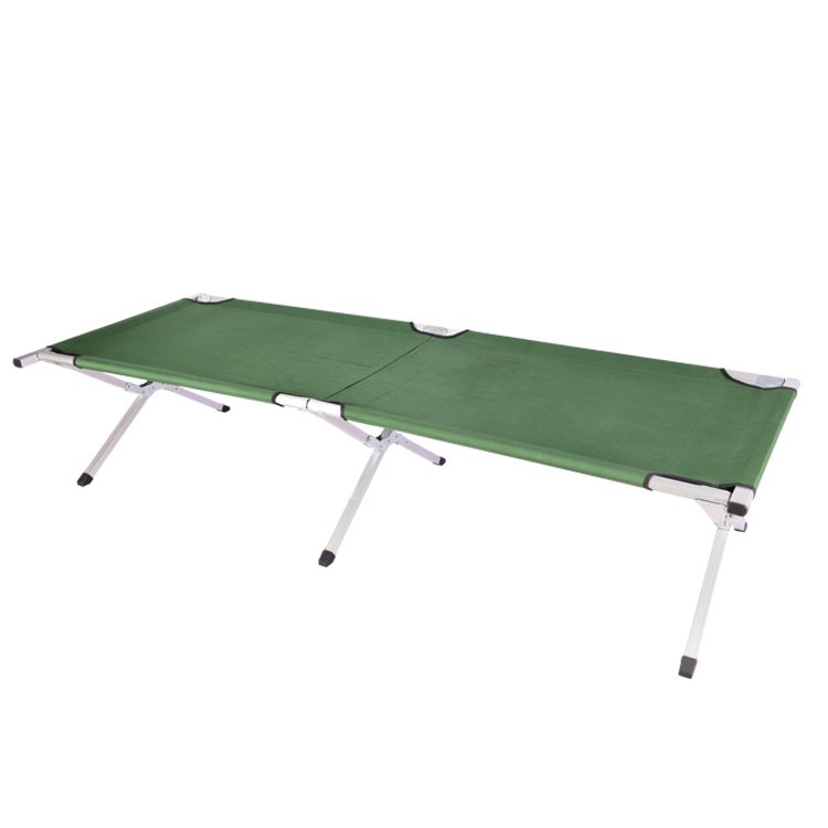 Cama de camping plegable de metal