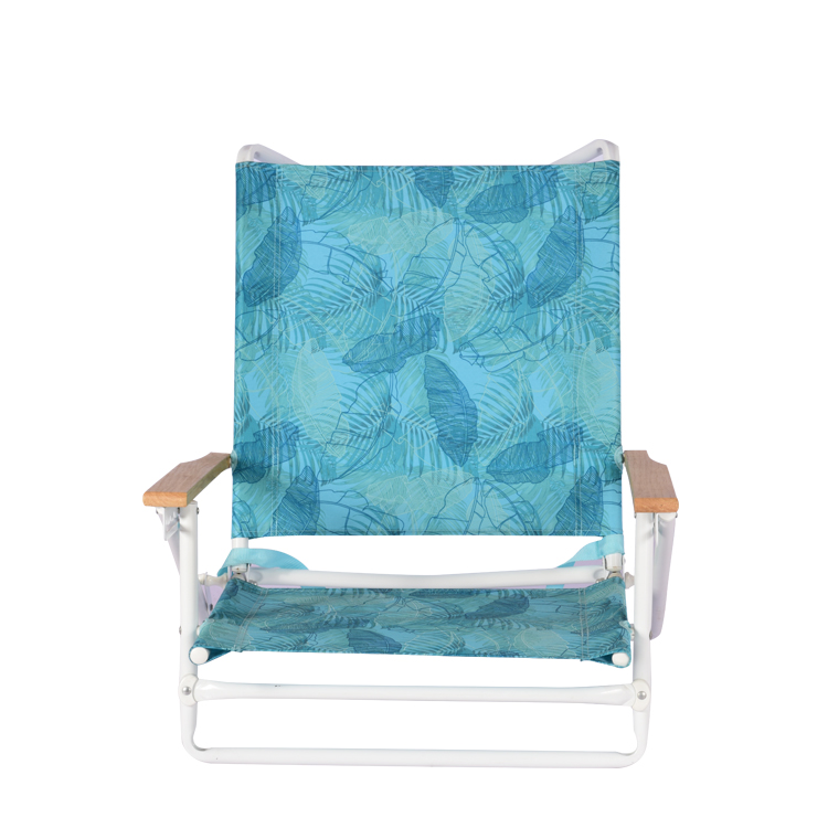 Silla de playa plegable con respaldo ajustable