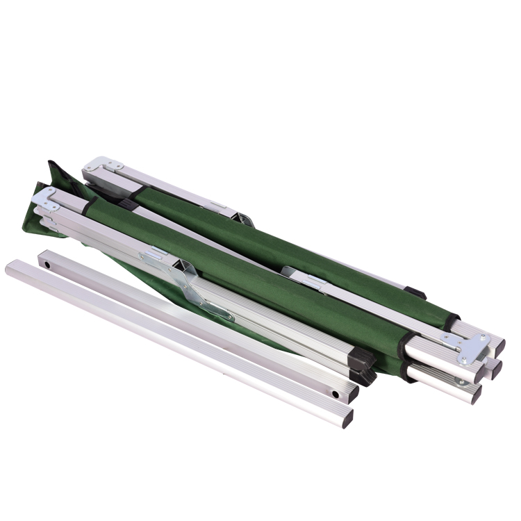 Cama de camping plegable de metal