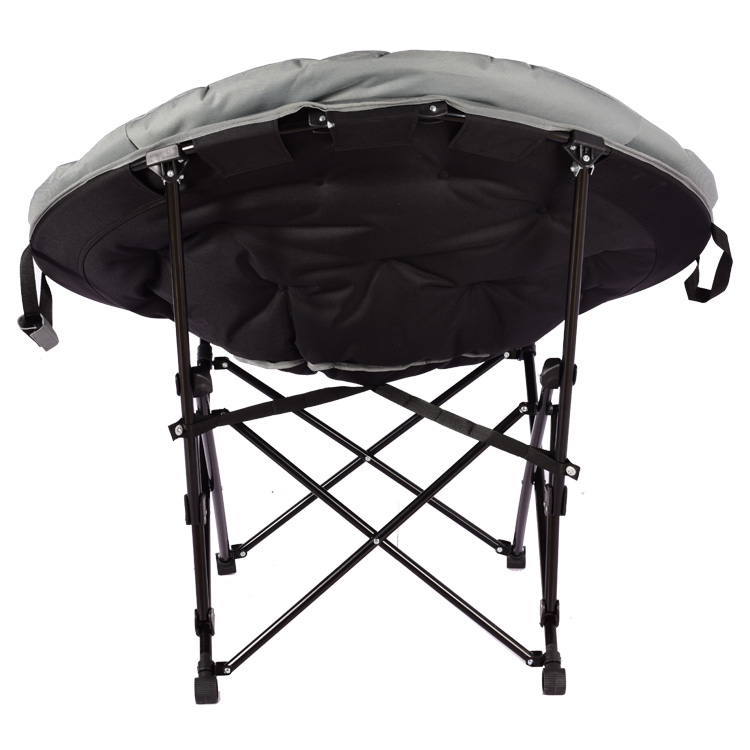 Silla lunar plegable de acero para acampar Silla lunar plegable de acero para acampar