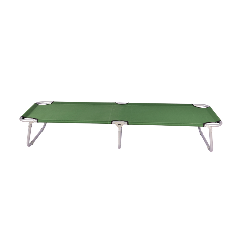 Cama de camping plegable de metal