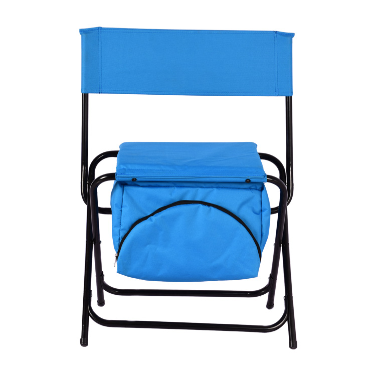 Taburete de camping plegable con bolsa refrigeradora