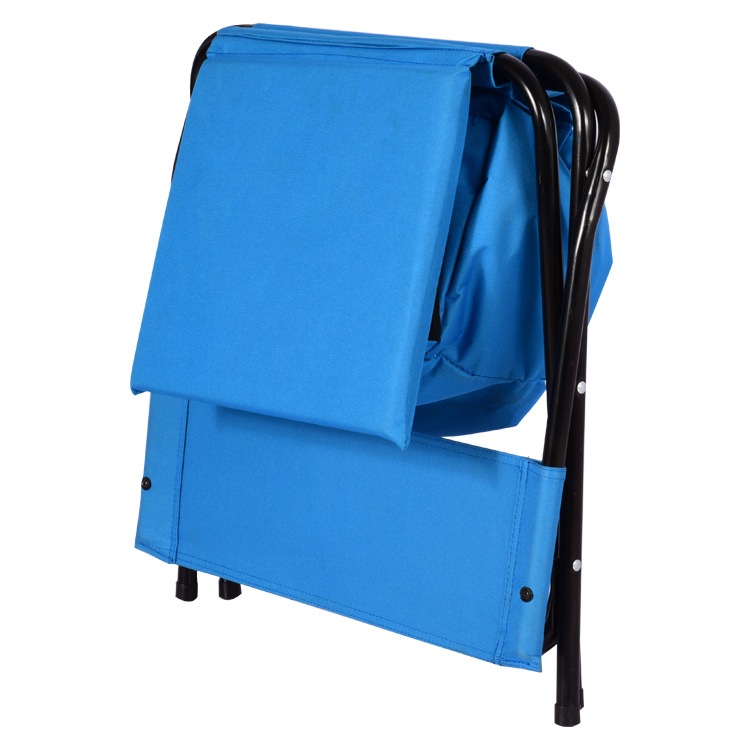 Taburete de camping plegable con bolsa refrigeradora