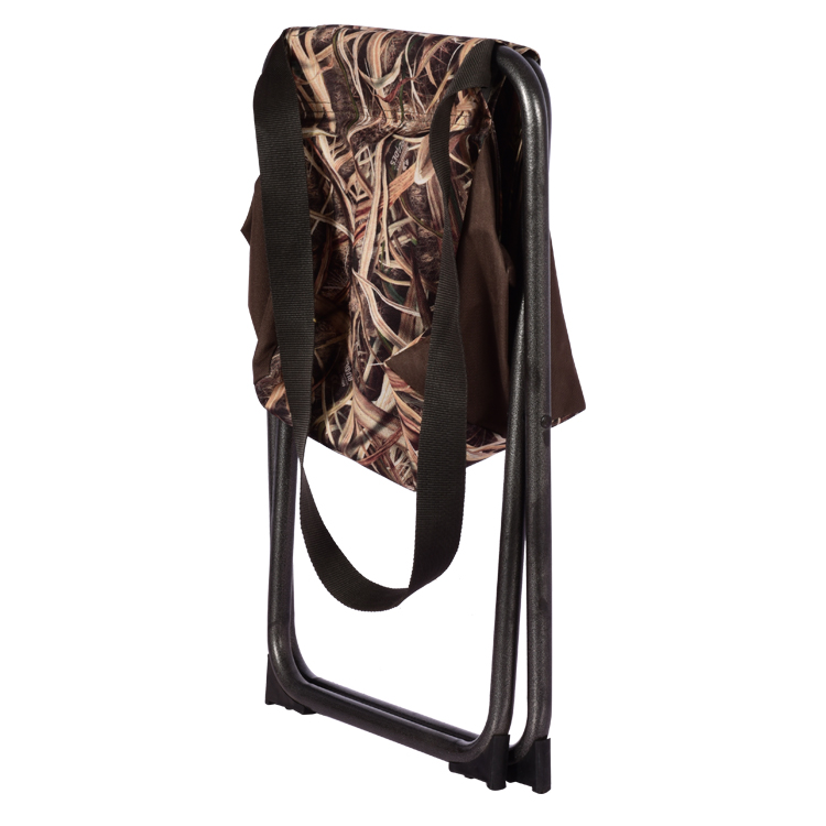 Taburete de camping plegable con bolsa de almacenamiento