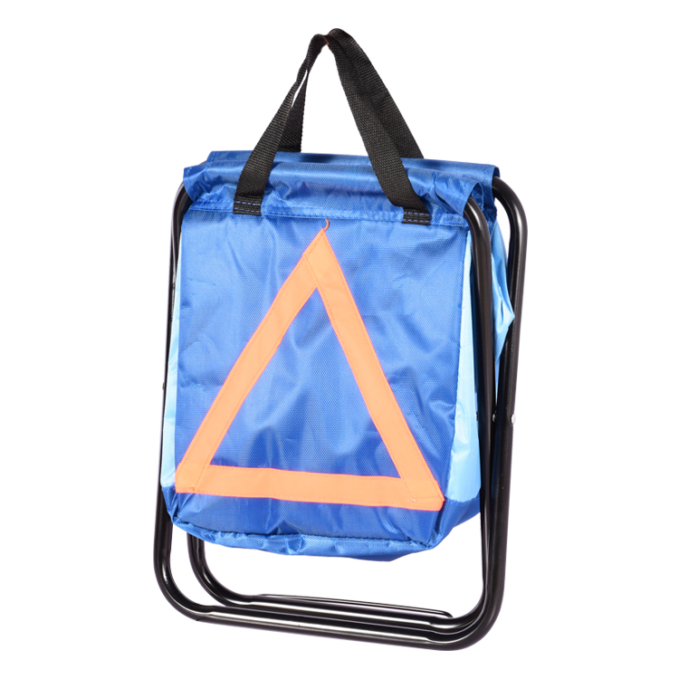 Taburete de camping plegable con bolsa refrigeradora