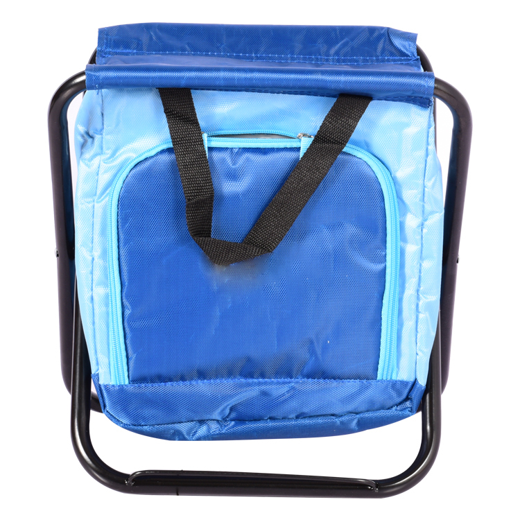 Taburete de camping plegable con bolsa refrigeradora