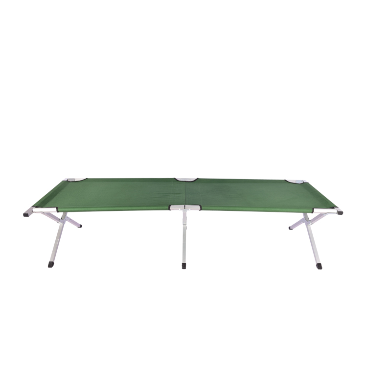 Cama de camping plegable de metal